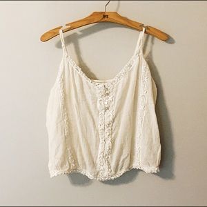 LIKE NEW American Eagle Boho Lace/Crochet Tank Top